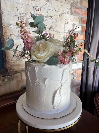 Layers of Love Vegan Cakes | Rustic Modern Vegan Textured Butterceam Wedding Cake