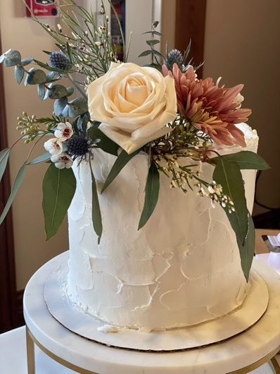 Layers of Love Vegan Cakes | Rustic Modern Textured Buttercream Vegan Wedding Cake