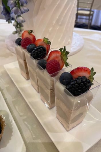 Layers of Love Vegan Cakes | Fruit and Pastry Creme Vegan Artisan Charcuterie Dessert Cups