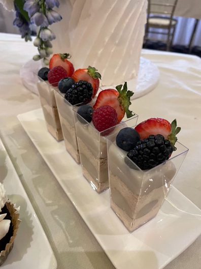 Layers of Love Vegan Cakes | Fruit and Pastry Creme Vegan Artisan Charcuterie Dessert Cups